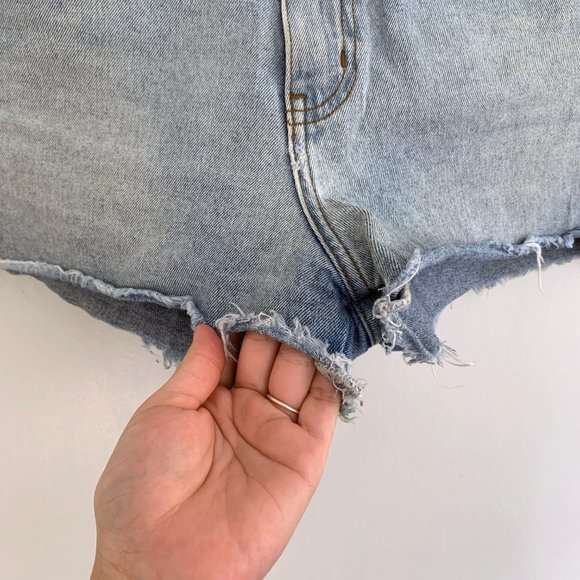 American Apparel festival fringe denim shorts, 24 - Picture 3 of 6